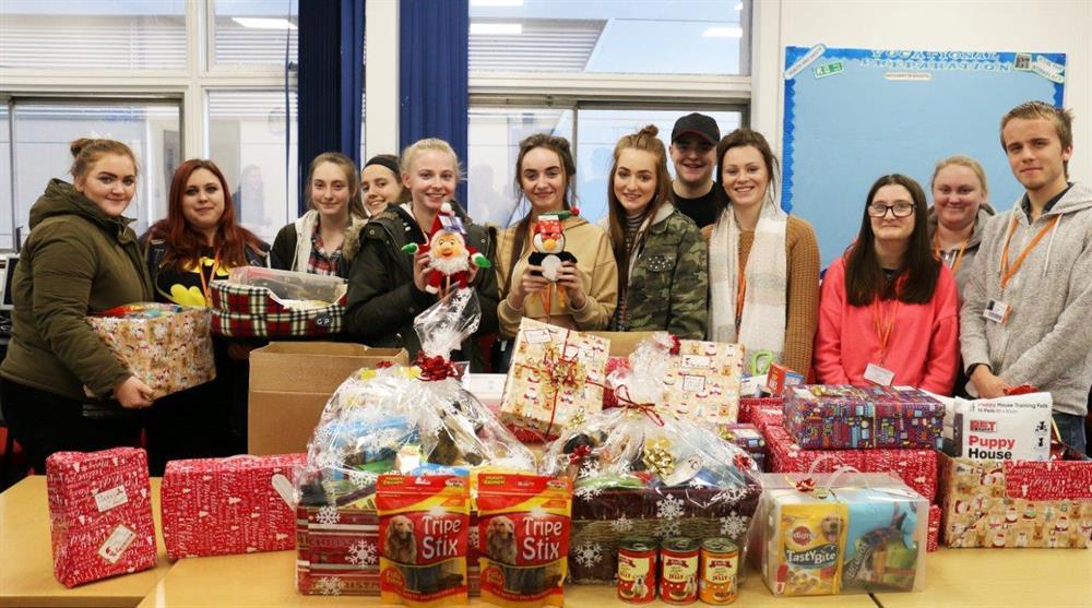 Animal care students have worked so hard collecting for the RSPCA