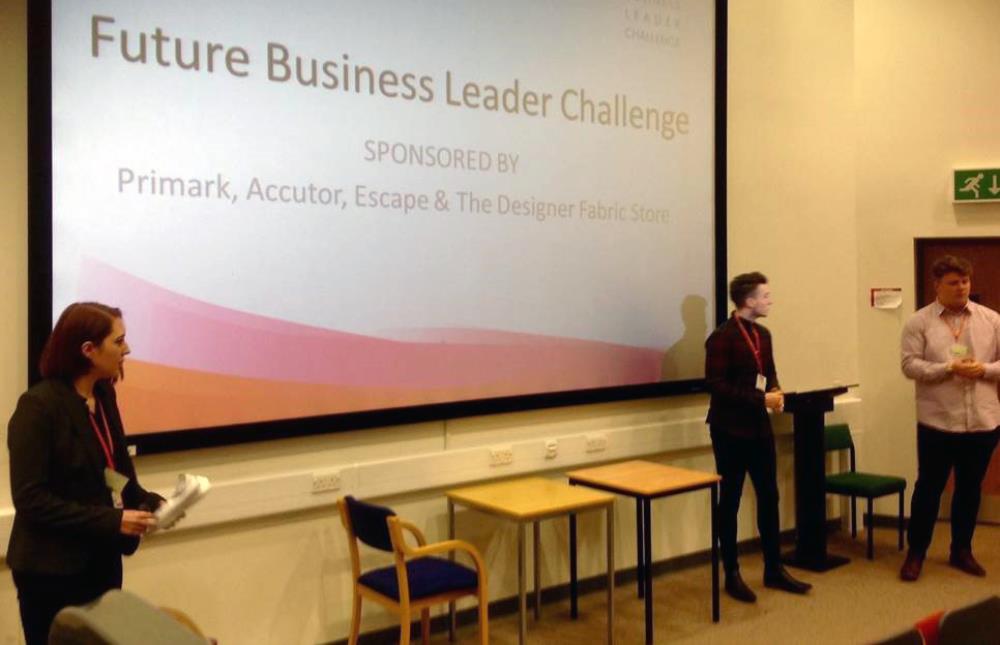 West Notts students have been presenting the business challenge to other colleges to get involved in