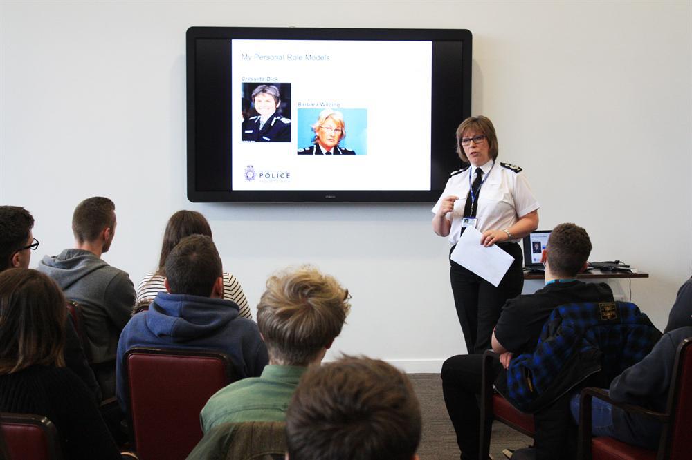 DCC Sue Fish spoke about the profile of women in the world of work