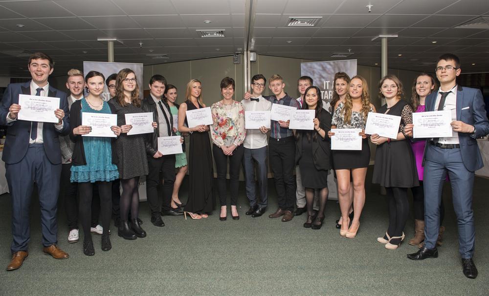 NCS participants gathered at Center Parcs to celebrate their success on the programme