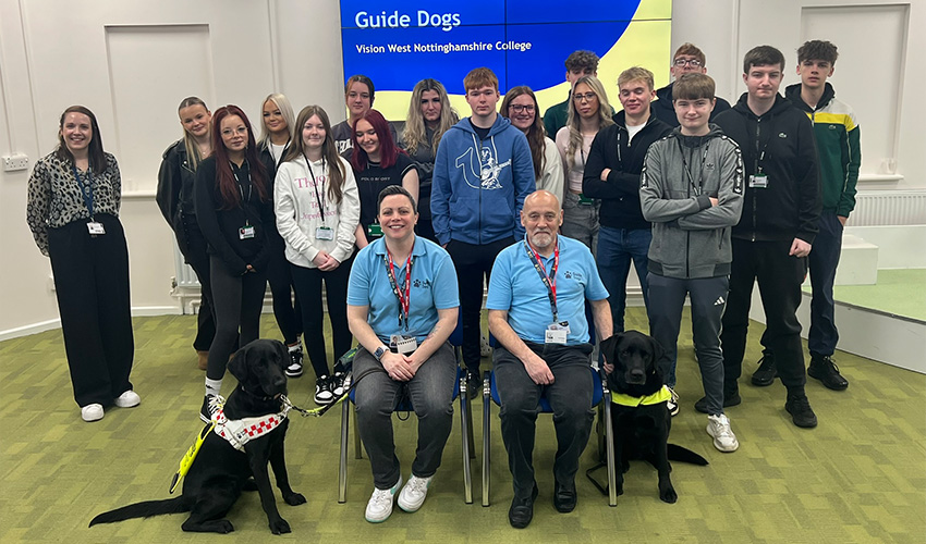 Sponsoring a guide dog puppy