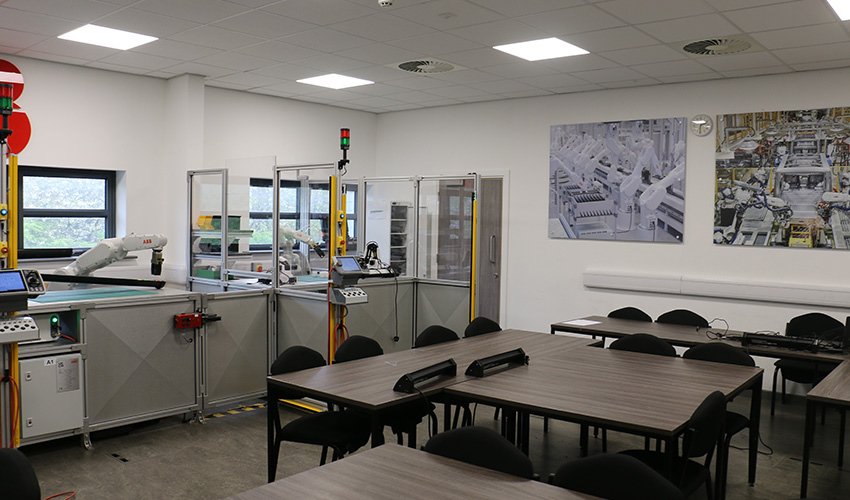 Practical workshops supported by classroom learning.