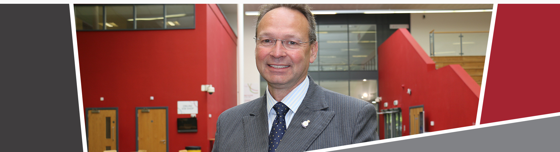 Photo of the college principal