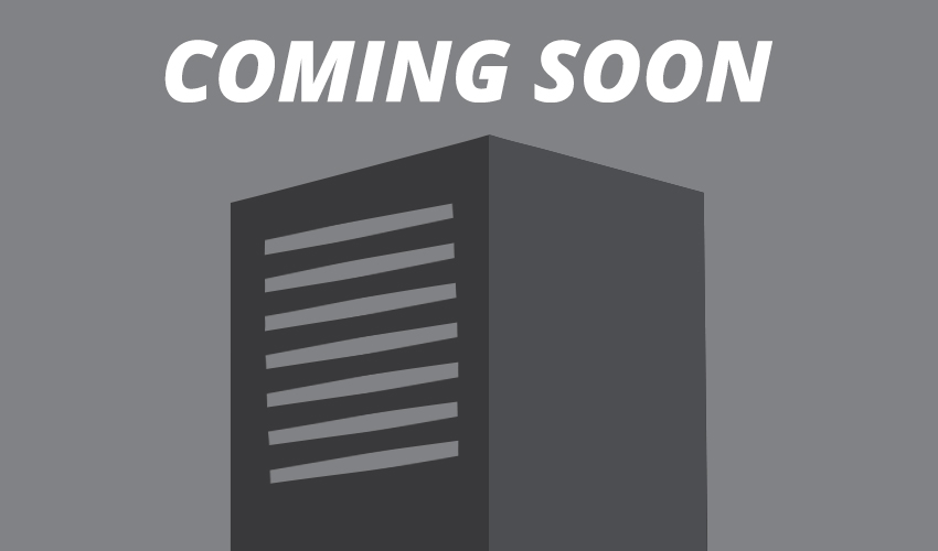An image of a blank building with the text "coming soon"