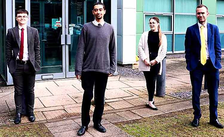 Photo of a group of apprentices at BFS Accountants Ltd