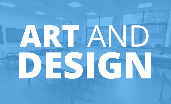 Image saying art and design