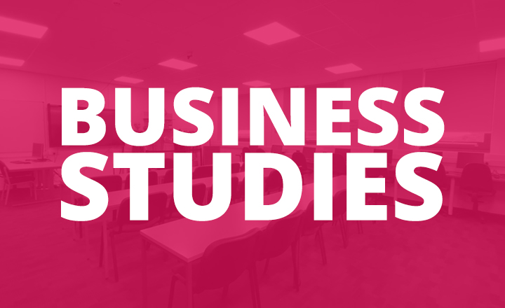 Image saying business studies