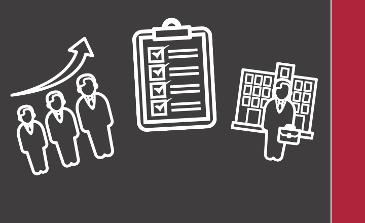 A set of icons representing industry skills courses.