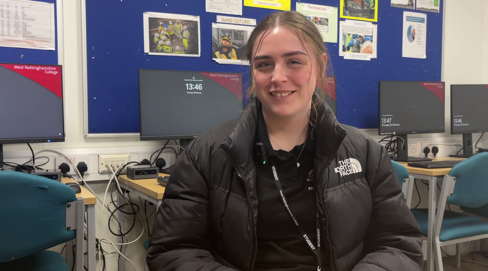 Picture of Construction student Sophie