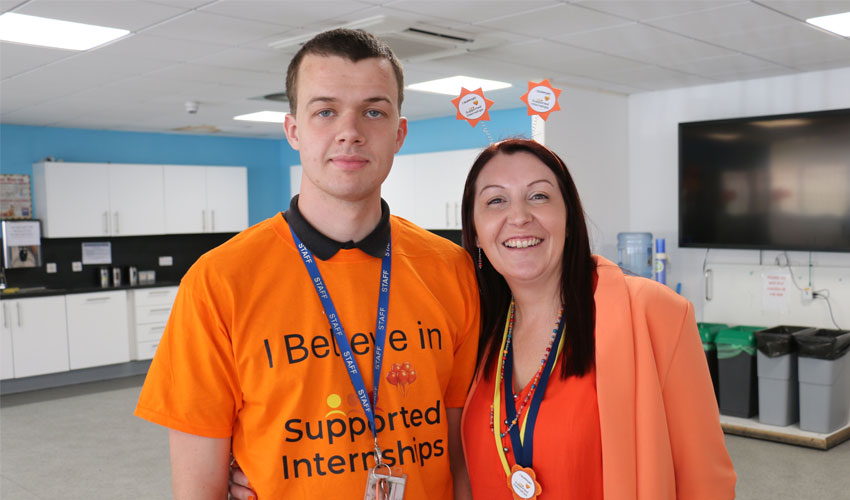 Supported internship student with their internship coach
