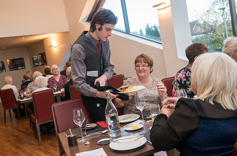 Refined - A fine dining restaurant offering commercial experience for catering and hospitality students. <a href=