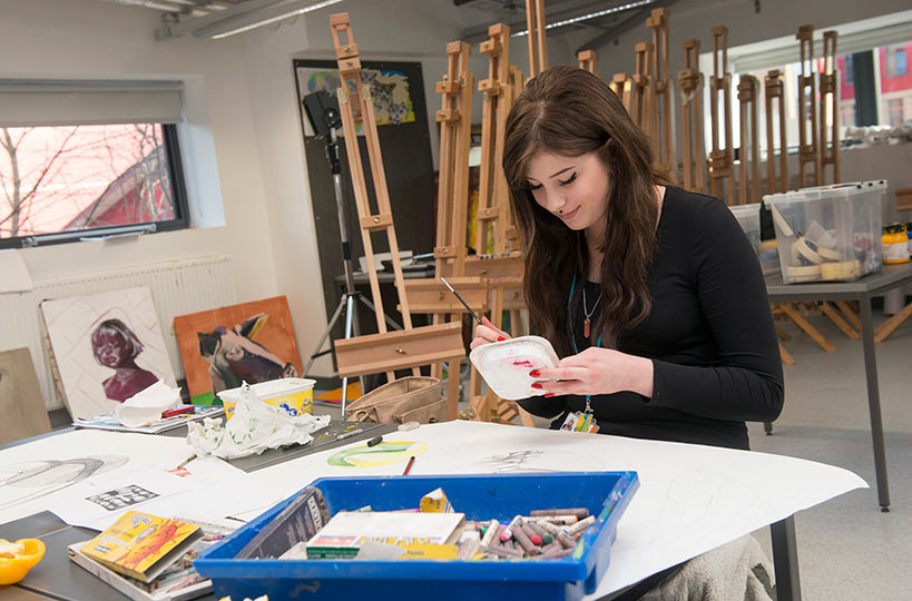 Visual Art and Design Centre - Bringing together art and design and fashion students in one inspiring space. <a href=