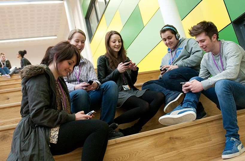 Teaching and social spaces - Modern, well-equipped classrooms and learning resources. <a href=
