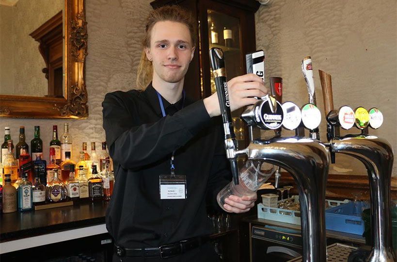 More than 40 catering and hospitality students immersed themselves in real-life work experience at one of the county’s most historic and prestigious hotels. Students swapped the college’s classrooms and kitchens for Thoresby Hall Hotel and Spa, near Ollerton, Nottinghamshire, during a one-week ‘hotel takeover’.