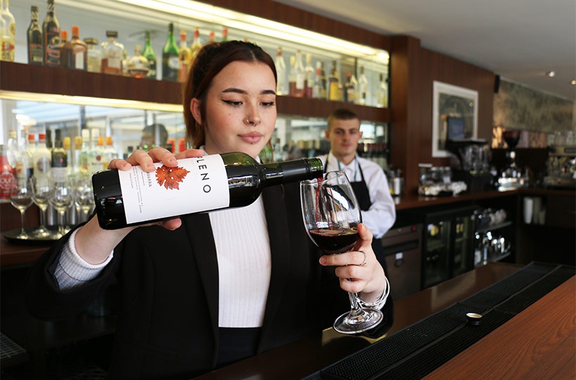 Discover bartending and front of house skills on the hospitality supervision leadership programme.