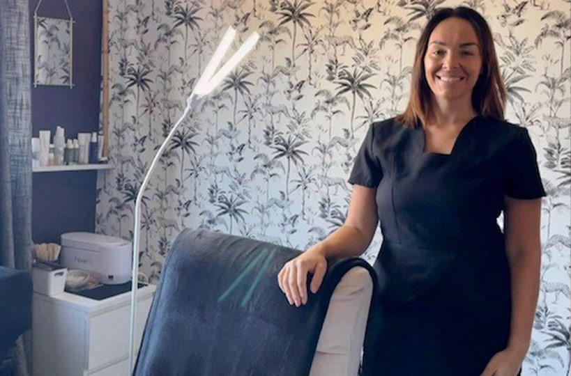 40-year-old Claire Langrick returned to West Notts to study on the Beauty Therapy Level 2 course. With her newly learned skills, her business, Pure Beauty, could now offer additional services, expanding her client reach. 