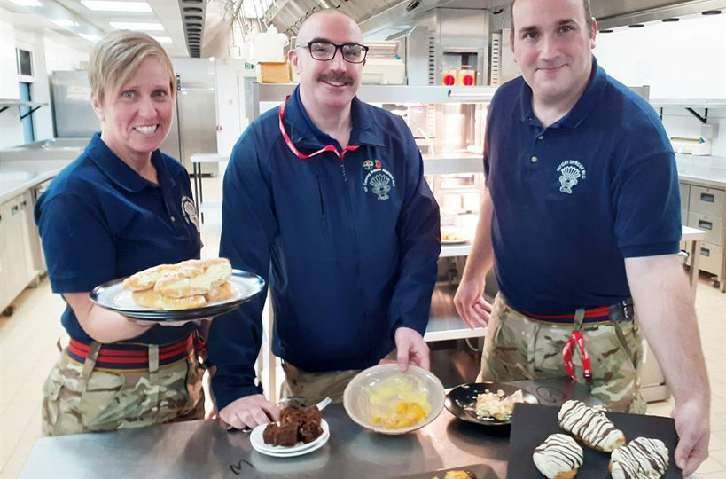 Combat cooking is a Refined affair - Professional cookery students got a taste of combat cooking when members of the 167 Catering Support Regiment dropped by to demonstrate their skills. 