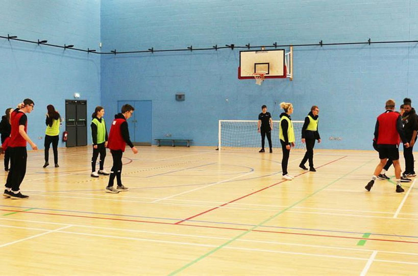 Sports students joined forces with a Nottingham-based youth support enterprise for a month of sport, coaching, skills enhancing and helping the community. 
