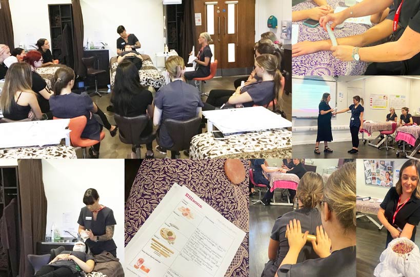 Level 3 Beauty students welcomed Bannatyne Health Club & Spa Mansfield, to learn about a range of massage training including Lava Shells and Saltability treatments. 