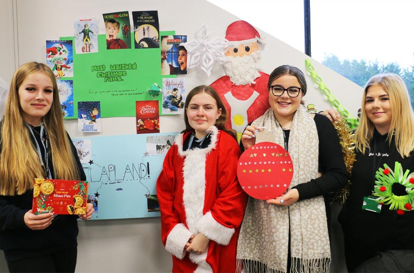 Students put their research skills to the test to showcase a range of festivals, in this case, Christmas. 