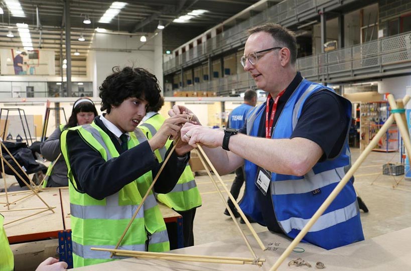 We welcomed more than 180 eager school pupils from across Mansfield and Ashfield to our state-of-the-art construction campus for an inspiring and interactive ‘Get into Construction’ event.