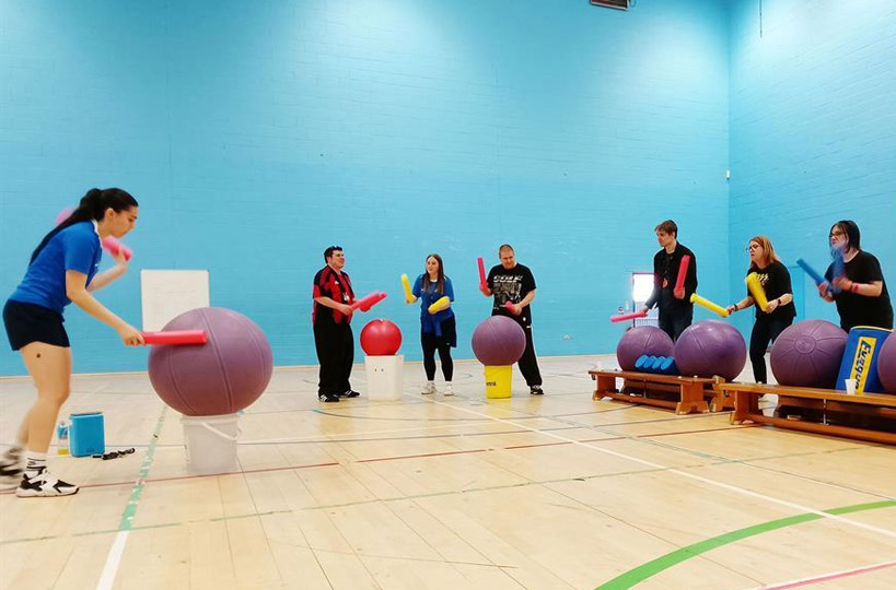 Sports coach apprentices bring inclusive fun and challenges for young adults with learning disabilities. 