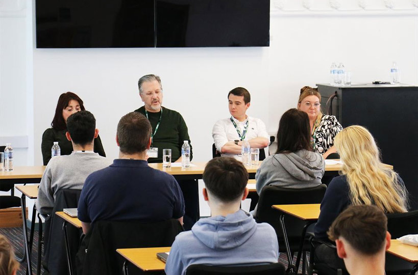 Students explore youth mental health in thought-provoking panel debate with mental health professionals. 