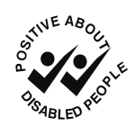 positive about disabled people logo