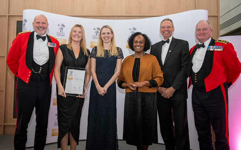 Gold Employer Recognition Scheme Award 2