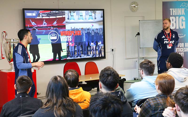 Students learned about upcoming opportunities including Think Bigs popular tech design masterclass