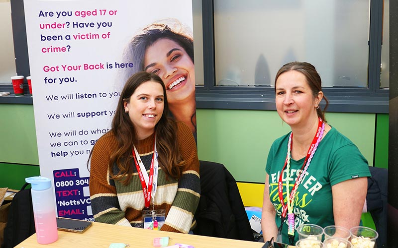 Nicole Cann and Jane Owers from Got Your Back offer victims of crime support