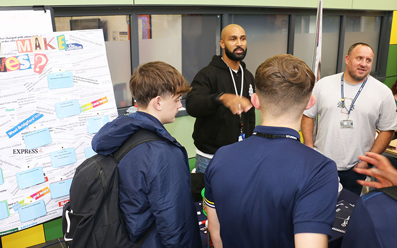 Students gained a lot of knowledge about knife crime