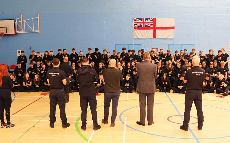 Staff thanked all students for their hard work and professionalism