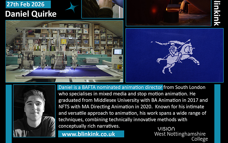 BAFTA nominated animation director Daniel Quirke will bring his stop motion expertise to the Create Expo