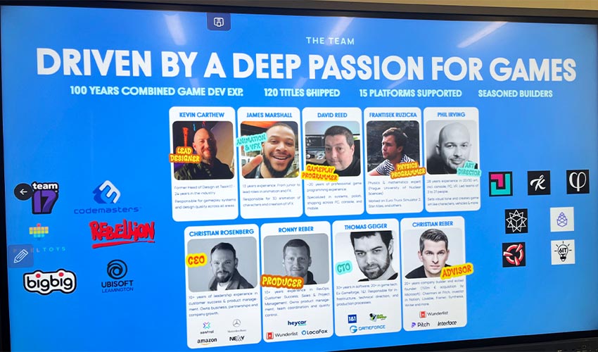 James and his team of creatives