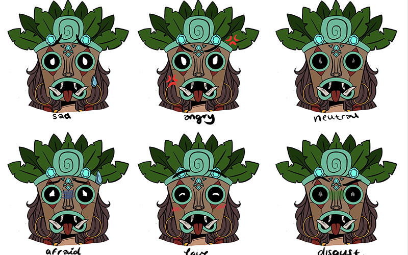 Some of the designs looked tribal