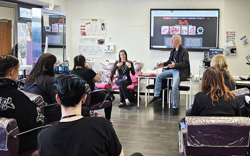 Media teacher and special effects expert Steve Best shared his knowledge and expertise on TV and stage