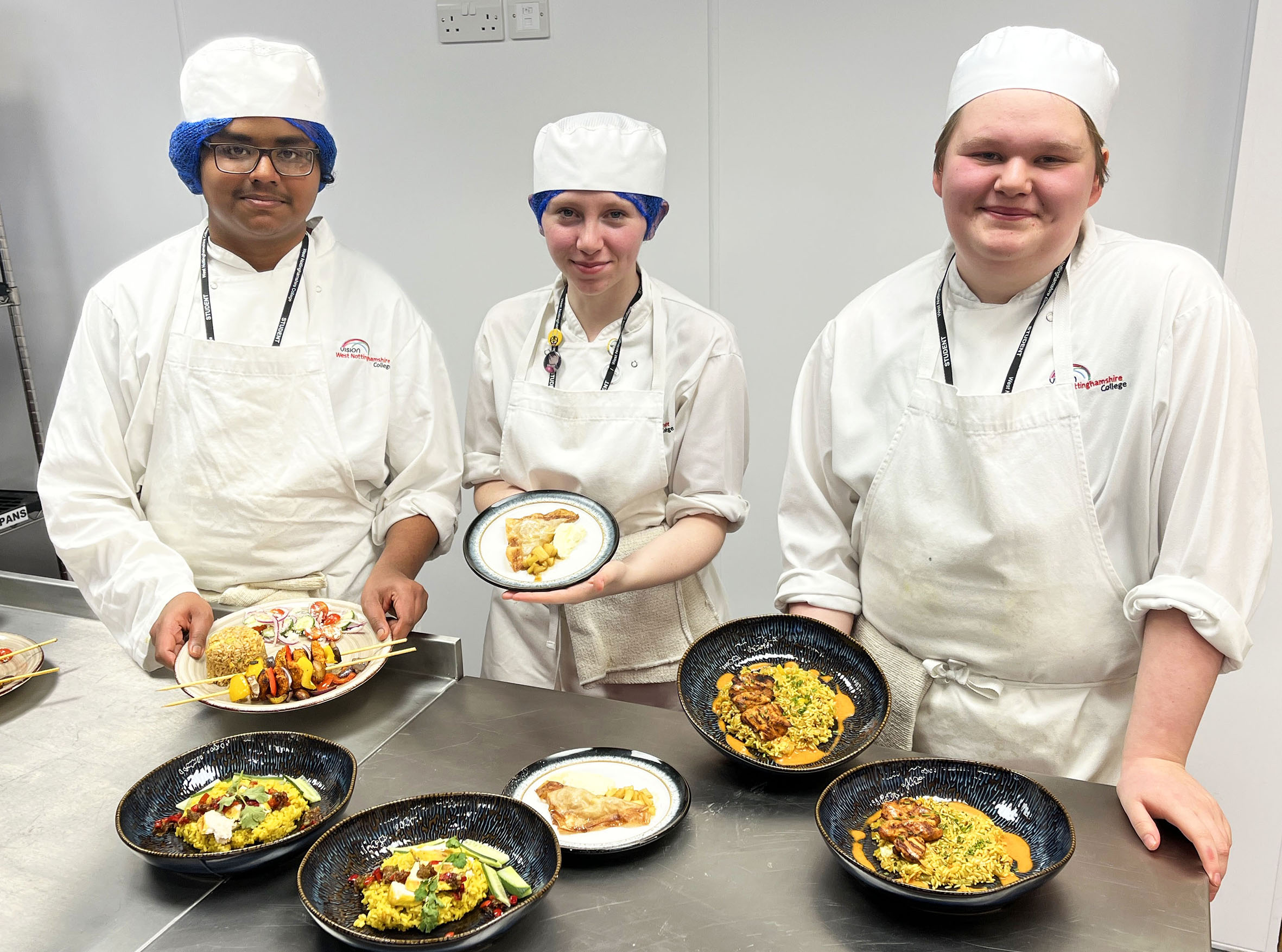Some of the dishes made on the Ready Steady Cook style challenge