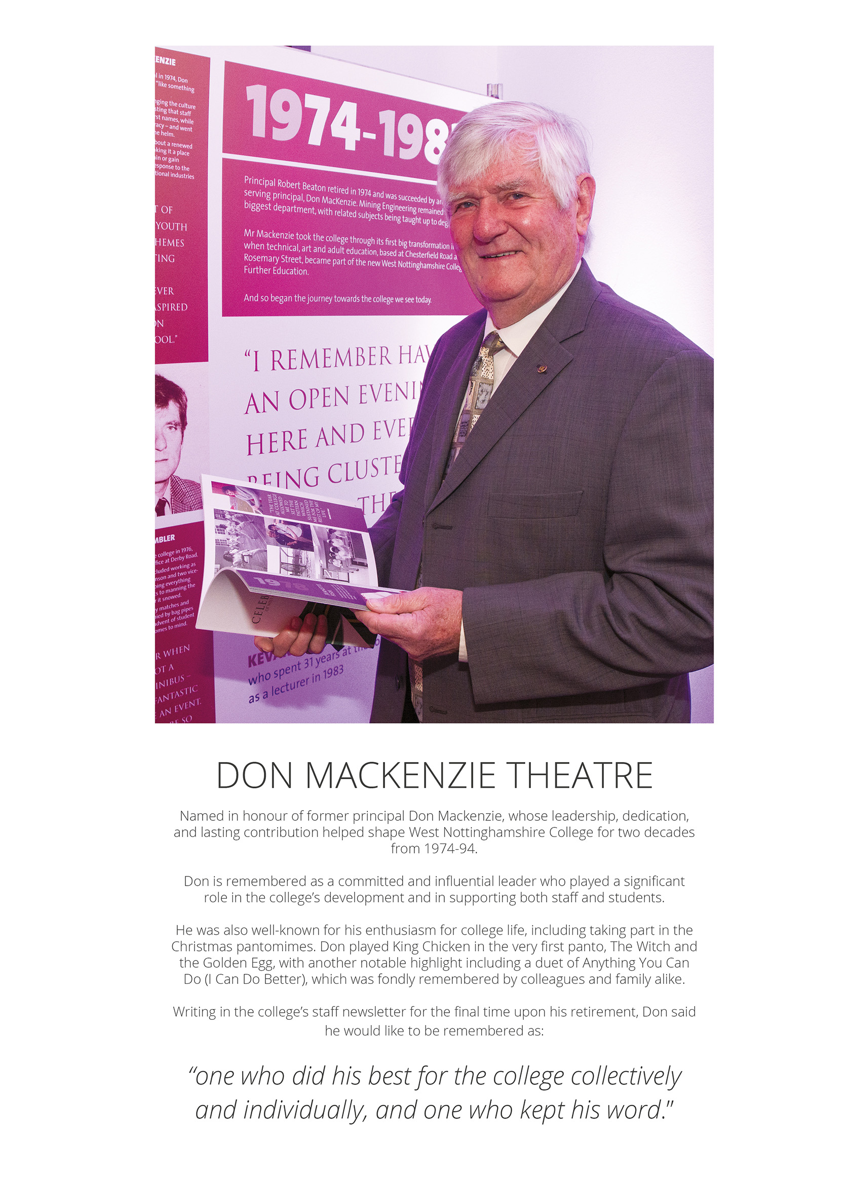 6155 Don Mackenzie Theatre plaque
