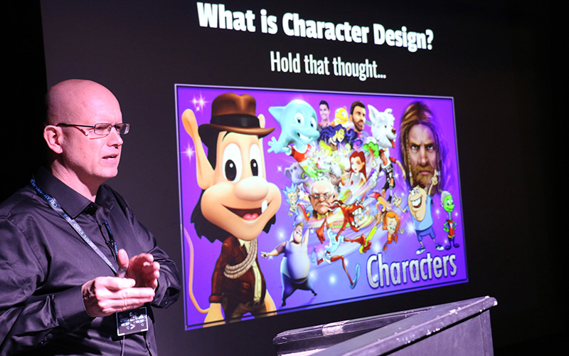 Ian Thompson highlighted character driven storytelling across 3D and interactive media