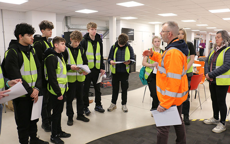 Via staff explained to schools their role on the highways