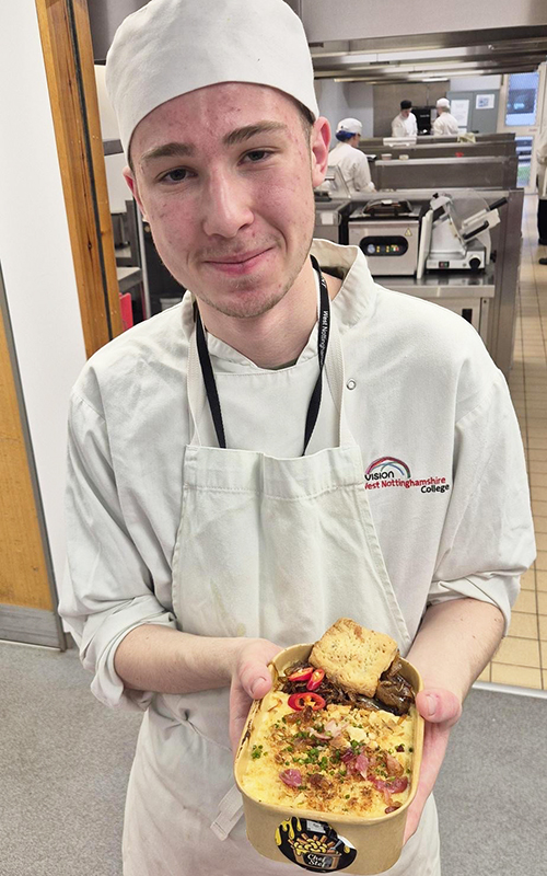 Lucas Walton with his Walmac creation