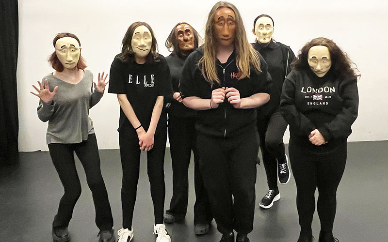 Students worked with confidence with the variety of masks 
