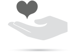 image of a hand holding a heart