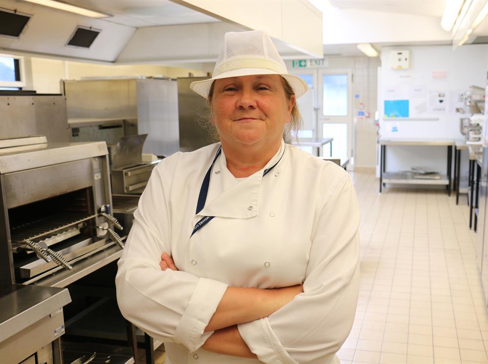 Mandy Prince pictured in the college’s training kitchens, where she nurtures young people.