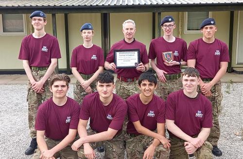 College troops win gruelling military challenge