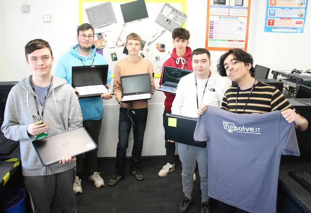 Some of the members of the Resolve IT team