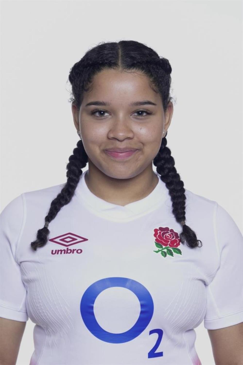 Aisha Jah in her England kit