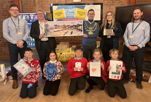 Time capsule opened at historic Old Brewery campus in Mansfield