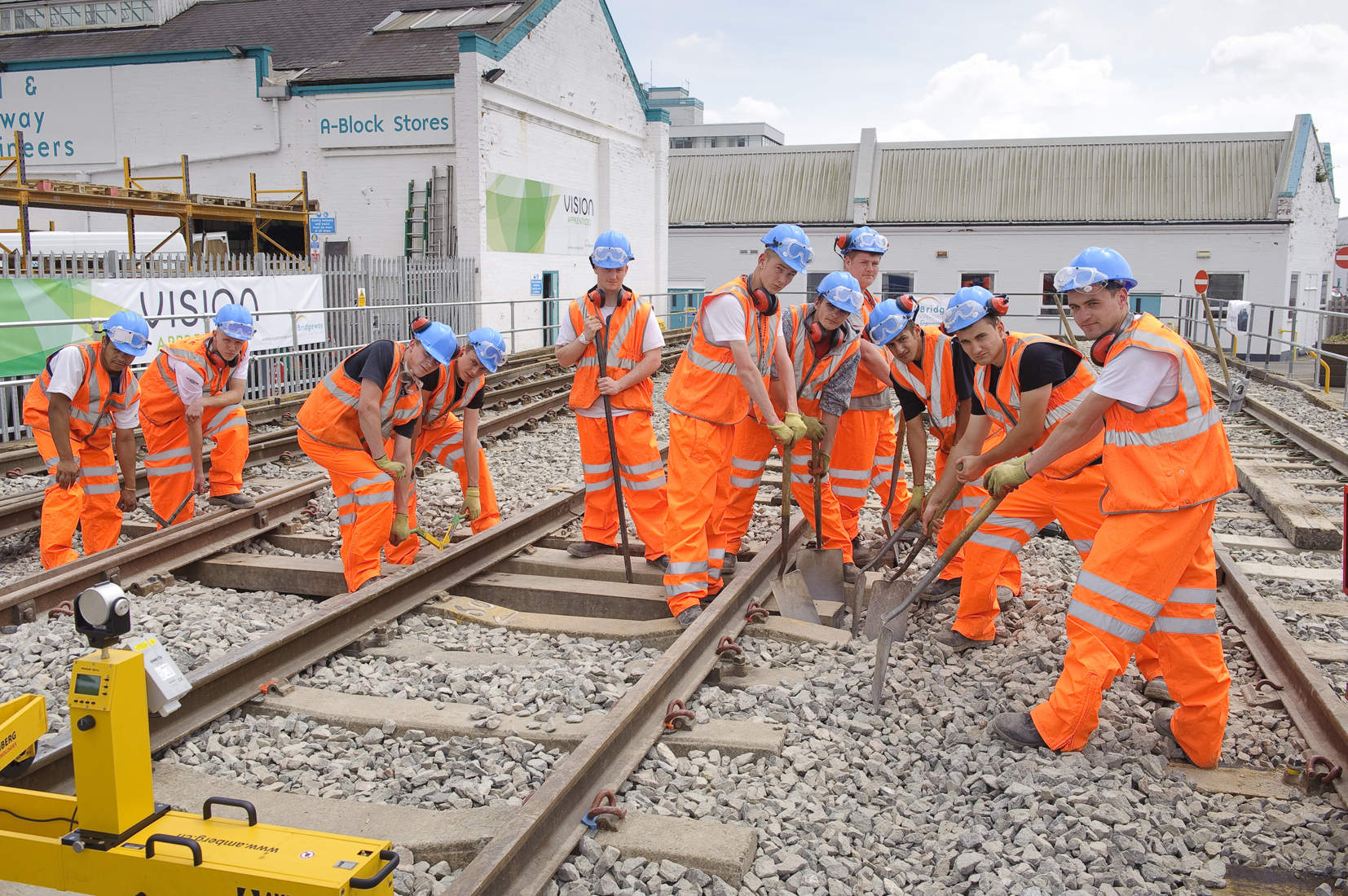 FE and Skills Minister John Hayes will meet with rail apprentices at work on the facility.